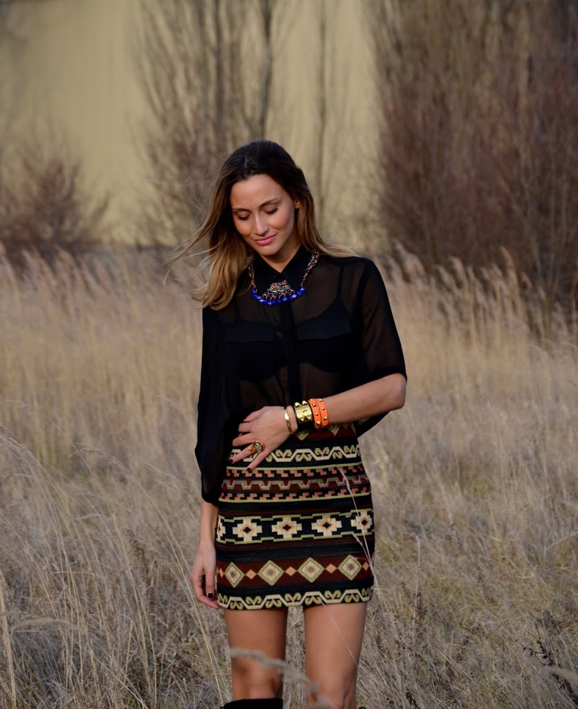 Jacquard Skirt :: Lima's Wardrobe :: a Belgium based fashion blog